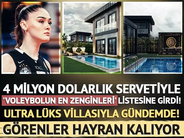 4 milyon dolarlık servetiyle voleybolun en zenginleri listesine girdi! 