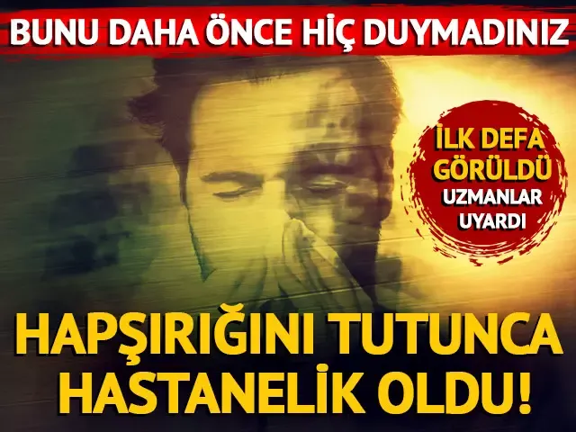 Çok nadir bir vaka: Hapşırmadı soluk borusu yırtıldı...