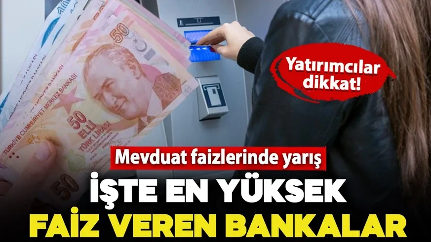 Banka faiz oranları belli oldu! Yüzde 53