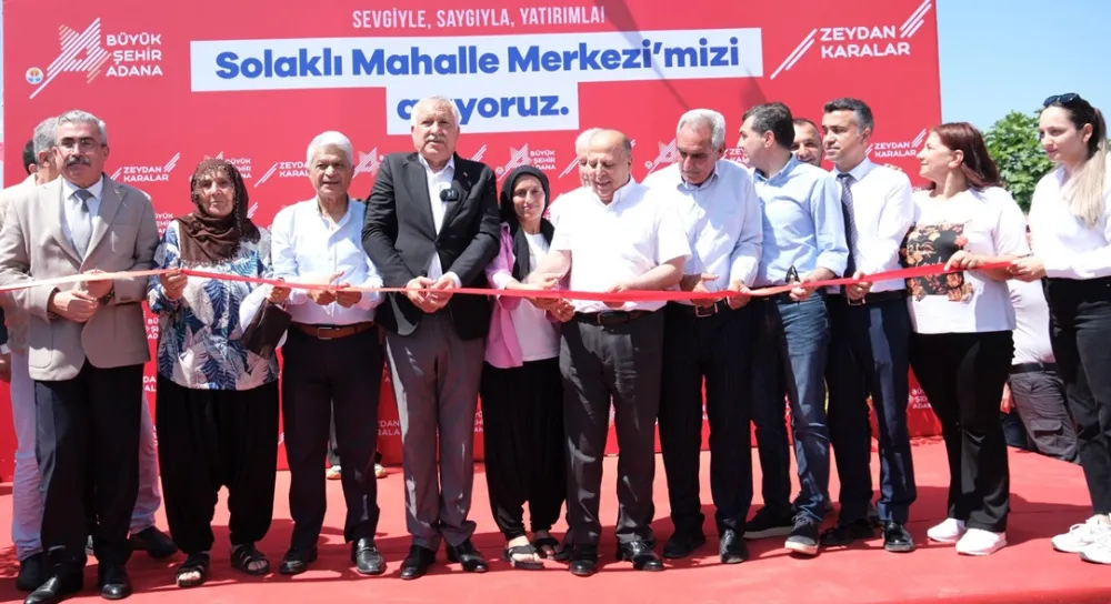 Yüreğir Solaklı Mahalle Merkezi açıldı...