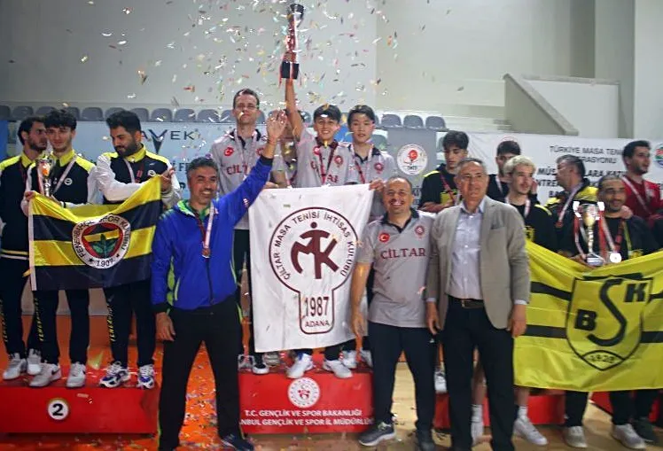 ÇİLTAR Masa Tenisi SK 5.Kez Süper Lig Şampiyonu