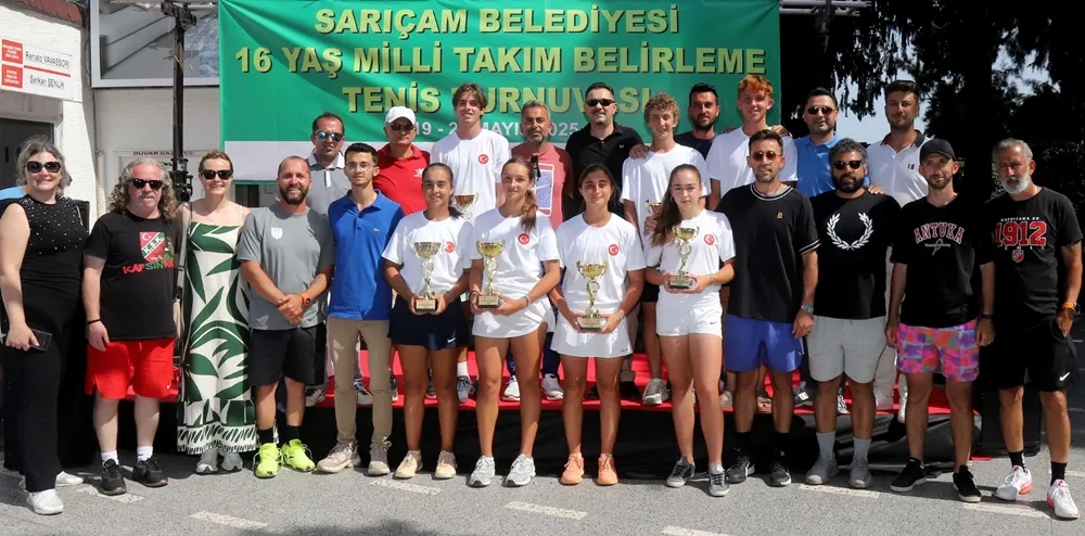Tenisin 16 yaş millileri Adana’da belirlendi...