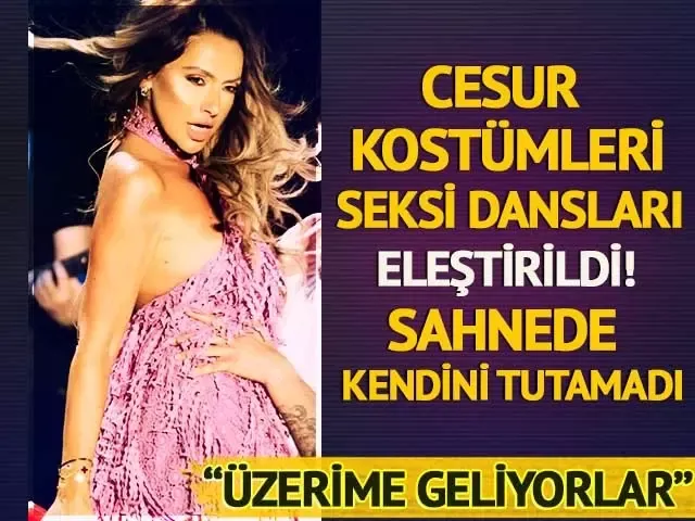 Cesur kostümleri ve seksi dansları çok eleştirildi!