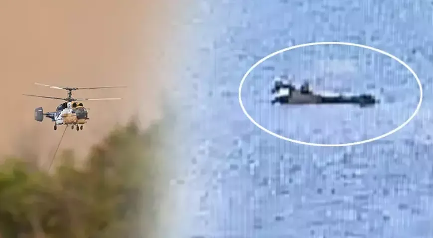  Adana’da düşen uçaktaki 2 pilot kurtarıldı...