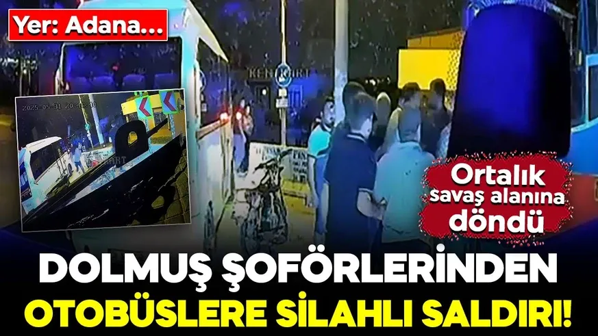 Özel halk otobüsüne taş ve sopalarla saldırdılar...
