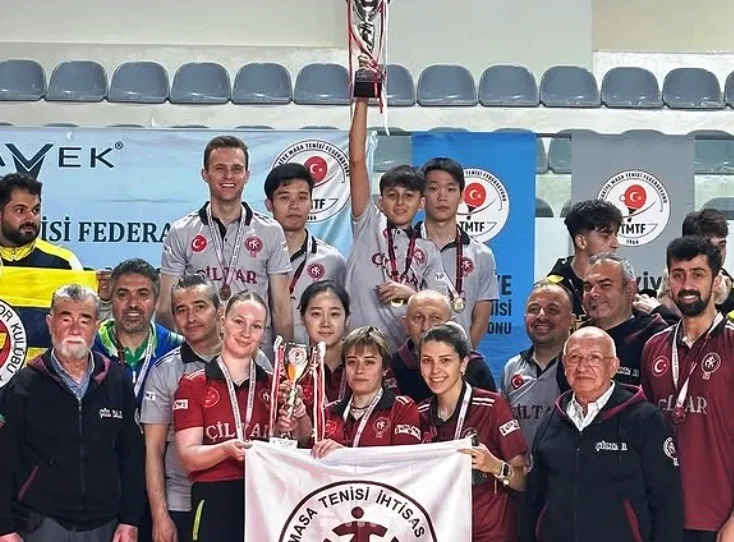 ÇİLTAR Masa tenisi SK’dan  çifte Türkiye şampiyonluğu