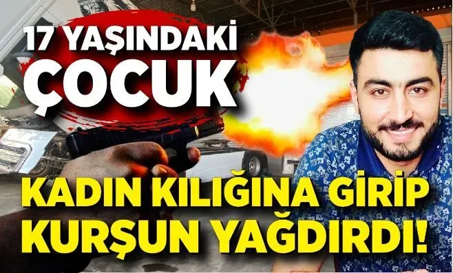 Çarşaflı kadın kılığına girip hasımlarına kurşun yağdırdı...