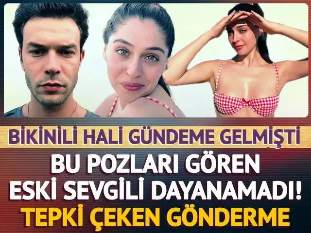 Cemre Baysel bikinili pozlarını paylaştı! Eski sevgilisi