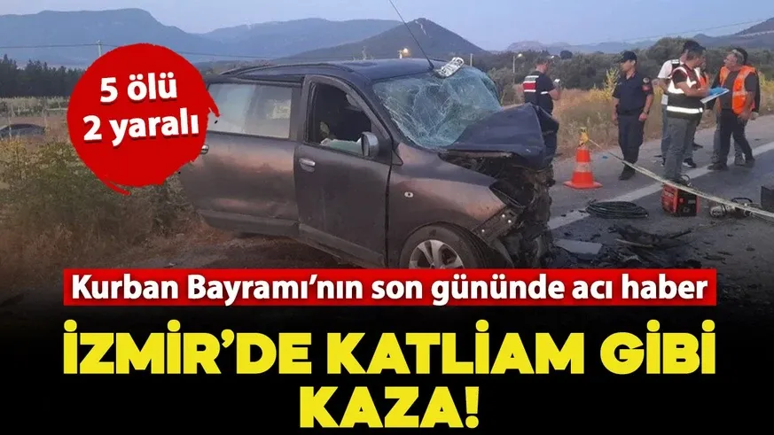 5 kişi feci şekilde can verdi...