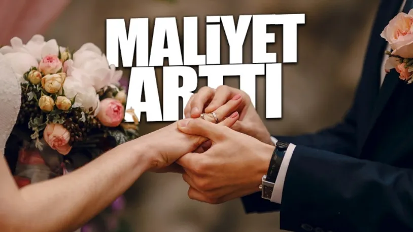 Sadece düğün masrafı 400 bin lirayı aştı...