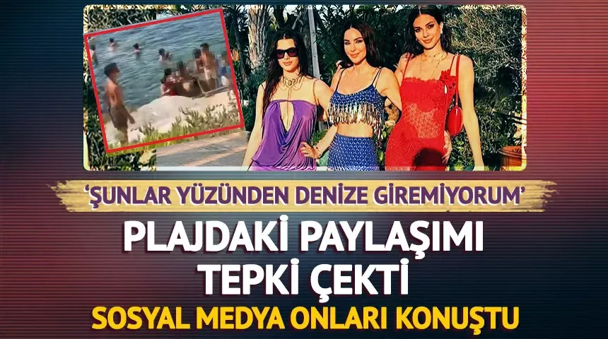 Defne Samyeli kızları Derin ve Deren ile Cannes