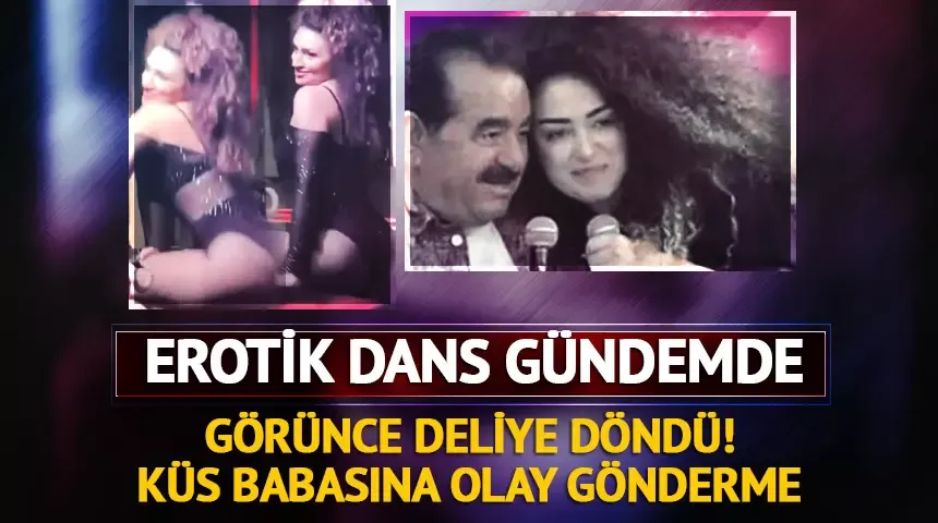 Erotik dansı onun yaptığı sanılınca...