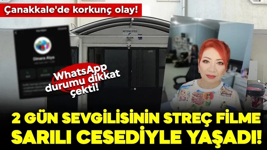 Streç filme sardığı cesetle 2 gün aynı evde kaldı! 