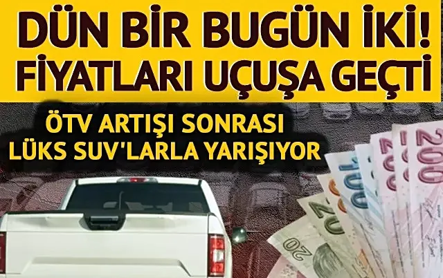 ÖTV artışıyla ikinci el fiyatları yükseldi!  
