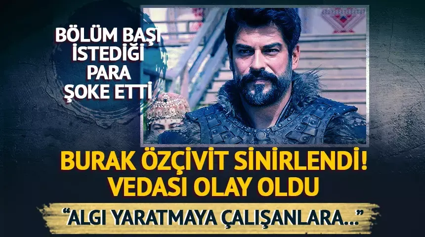 Bölüm başı istediği ücret konuşulurken teşekkür ederek veda etti... 