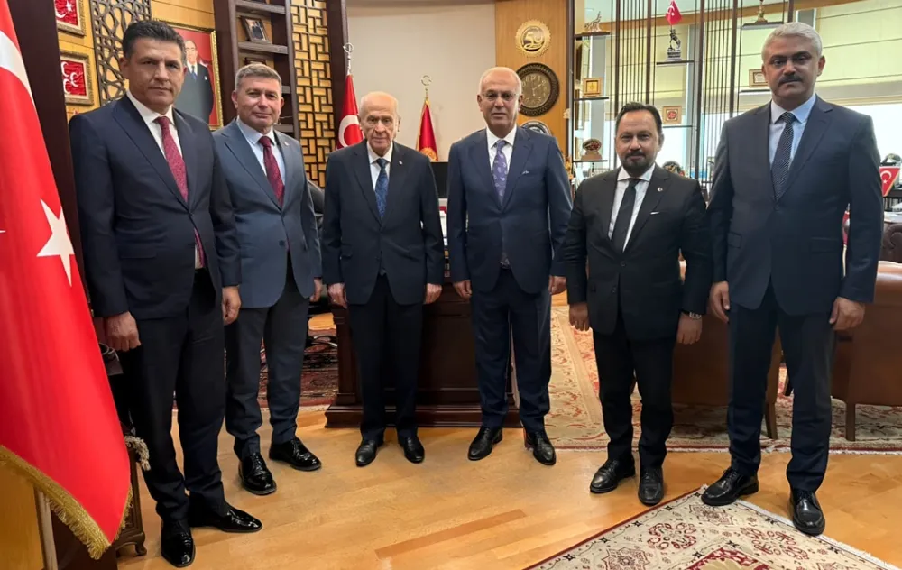 Adanalı Başkanlar Bahçeli’nin Huzurunda…