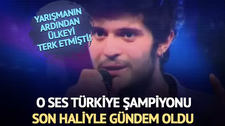 Yarışmanın ardından ülkeyi terk etmişti!