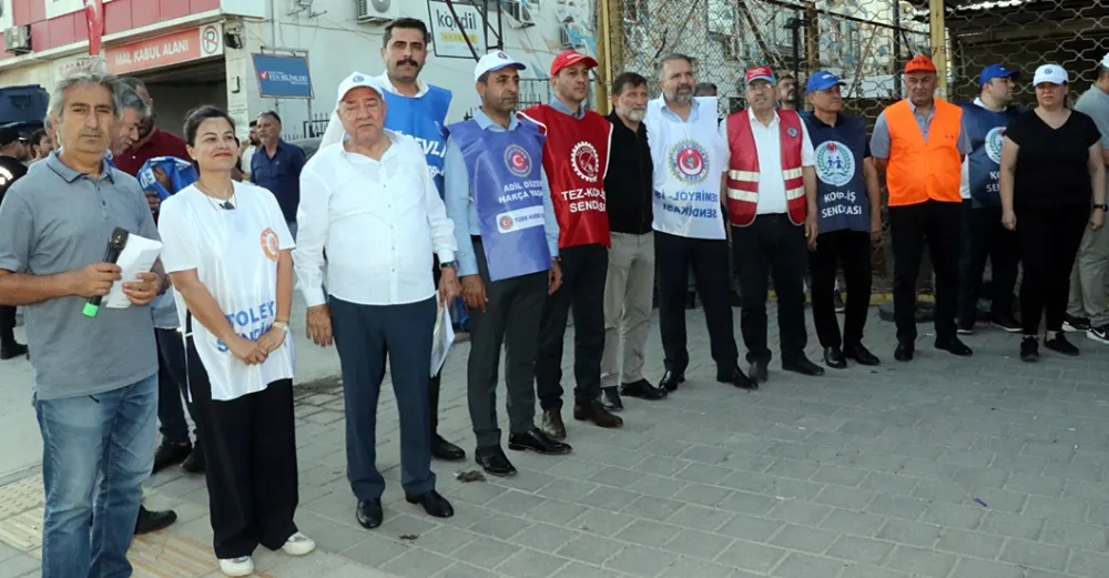 Türk-İş, eylemlerini kararlılıkla sürdürüyor; “Bu ülkenin temel direğiyiz”