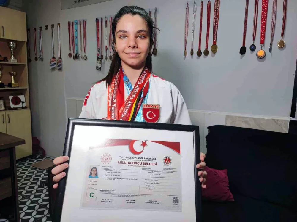 14 yaşında 150’den fazla madalyası var...