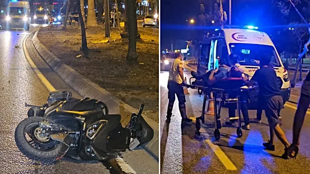 Devrilen motosiklet 90 metre sürüklendi: 1 ölü, 1 yaralı