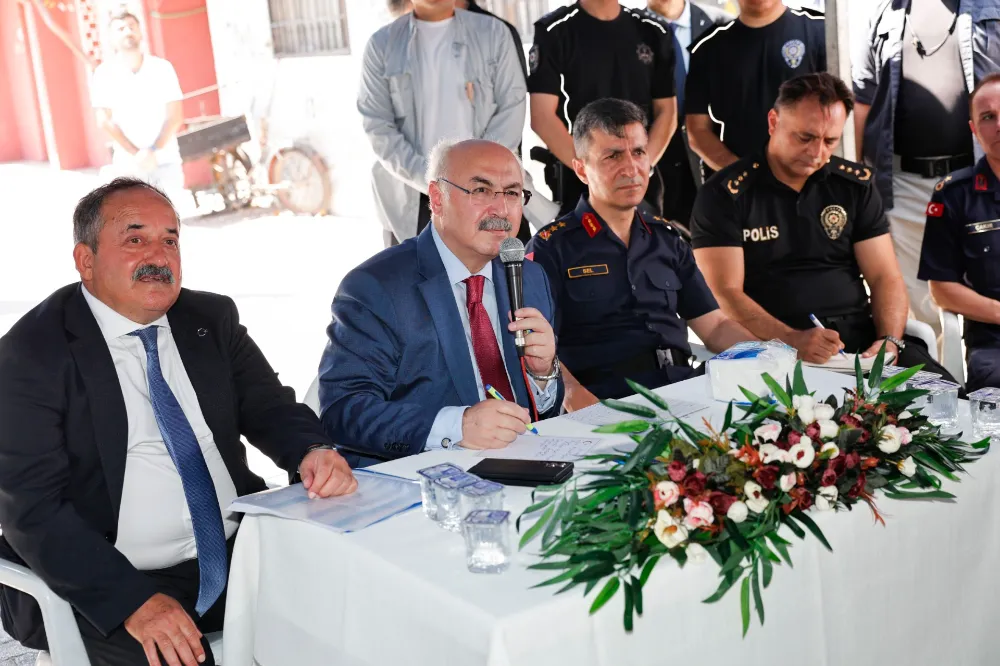 Vali Köşger, Dağlıoğlu Mahallesi’nde vatandaşlarımızla buluştu
