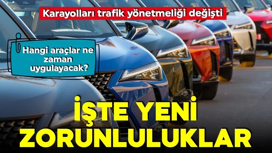 Araç sahipleri dikkat! Resmi Gazete