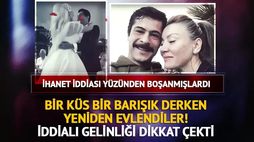 İsmail Hacıoğlu ve Duygu Kumarki yeniden evlendi! İddialı gelinlik seçimi dikkat çekti