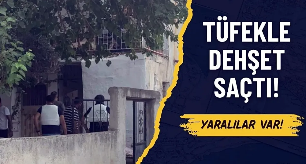 Silahıyla  mahallede korku saldı...