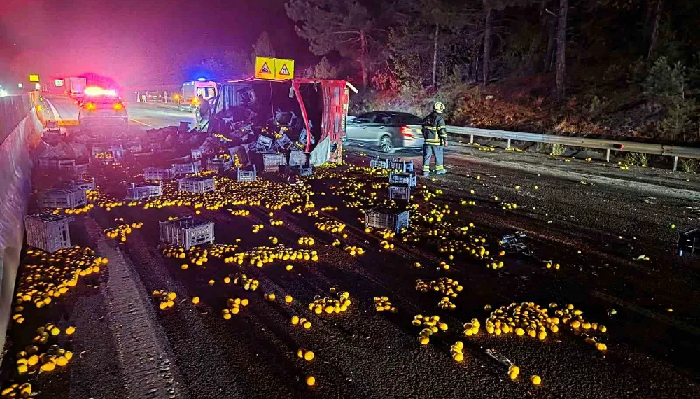 Otoyolda zincirleme kaza: 1 ağır yaralı