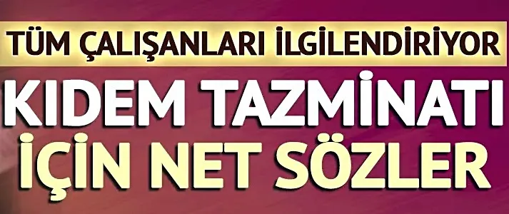 Çalışanları ilgilendiriyor! Kıdem tazminatı için... 