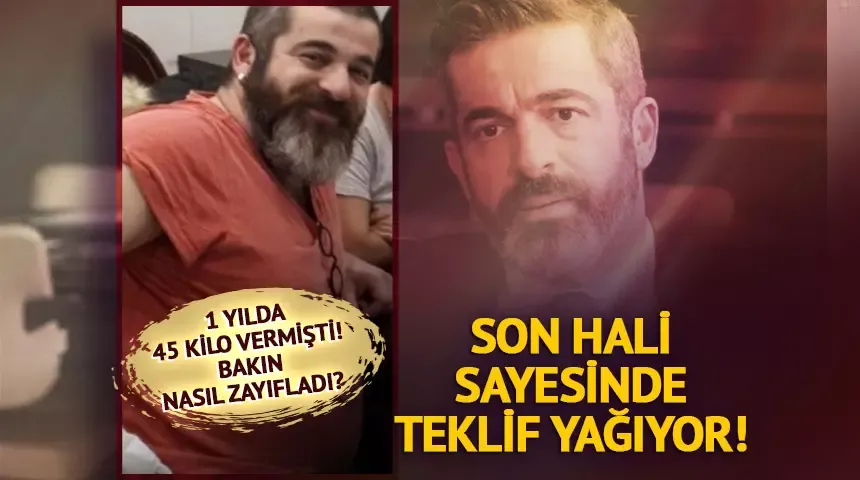 1 yılda diyet ve sporla 45 kilo verdi...