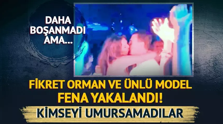 Fikret Orman ve Güzide Duran kimseyi umursamadı! Dudak dudağa