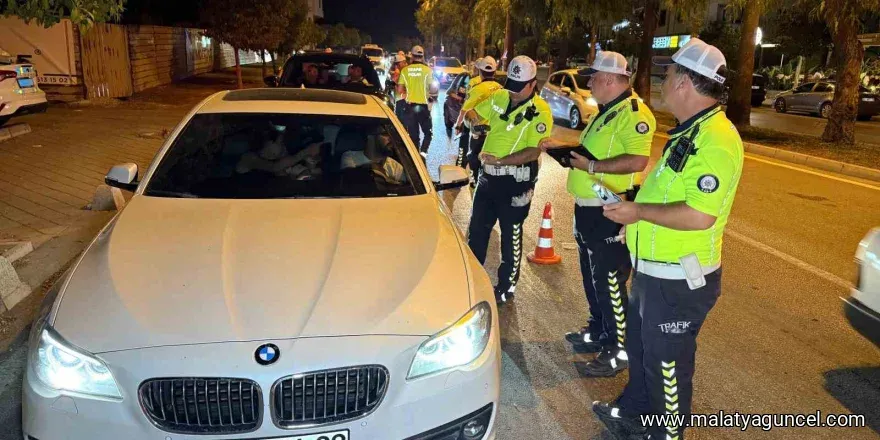 Alkollü araç kullananlar polisten kaçamadı