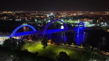 Adana Maviye Büründü...