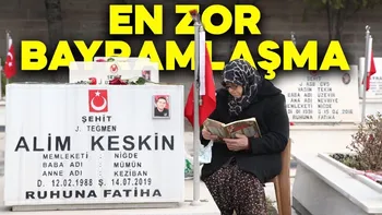 En zor bayramlaşma: İlk durak yine şehitlikler oldu...