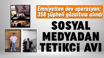 Daltonlar’ın dijital ağı deşifre oldu: 358 gözaltı...