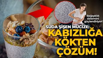 Suda şişen mucize: Kabızlığı kökünden çözüyor!