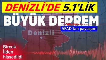 Sarsıntı çevre illerde de hissedildi...