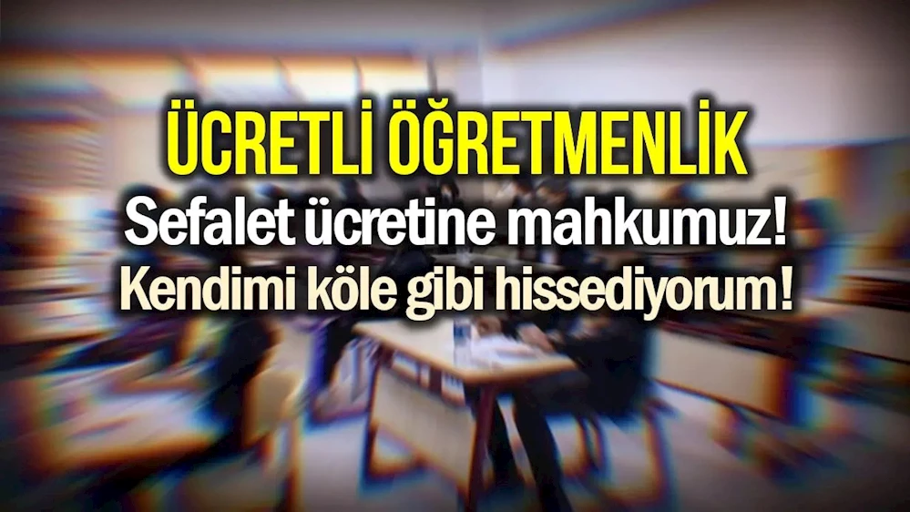 Ücretli öğretmenler kadro bekliyor!