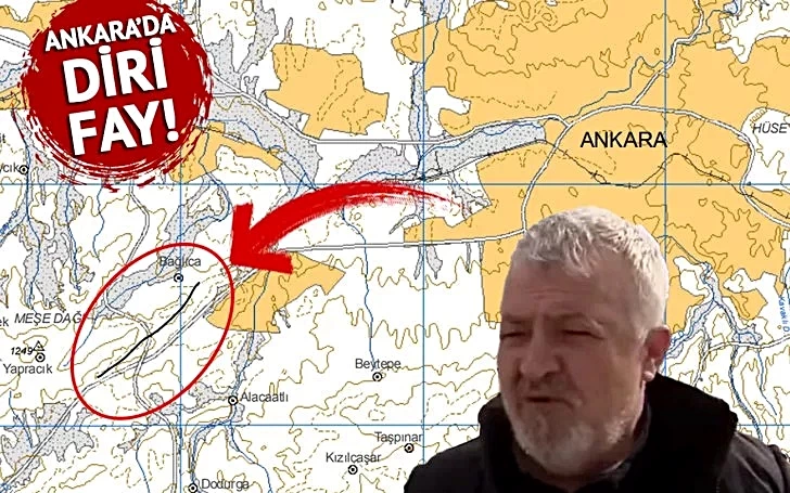 Ankara’da diri bir fay olduğu ortaya çıktı!