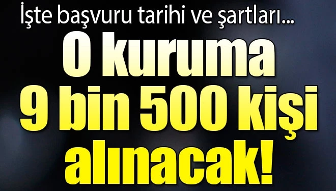 Diyanet İşleri Başkanlığı 9 bin 500 personel alacak