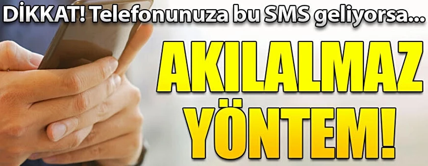 Dolandırıcılardan yeni yöntem!