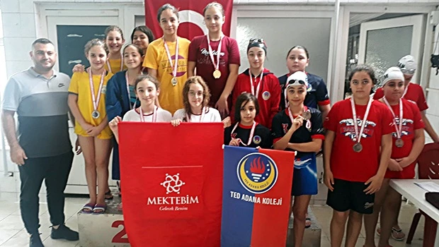 Okullar arası Yüzme Müsabakalarına 113 sporcu katıldı