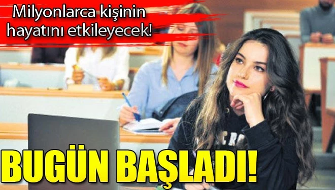 Üniversite tercihleri bugün başladı! Son gün ise...