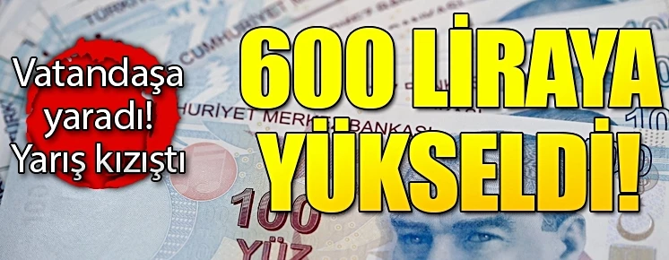 Yarış emekliye yaradı! 600 liraya yükseldi