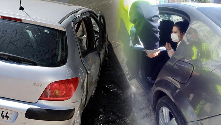 Genç kız, otomobiliyle su kanalına uçtu